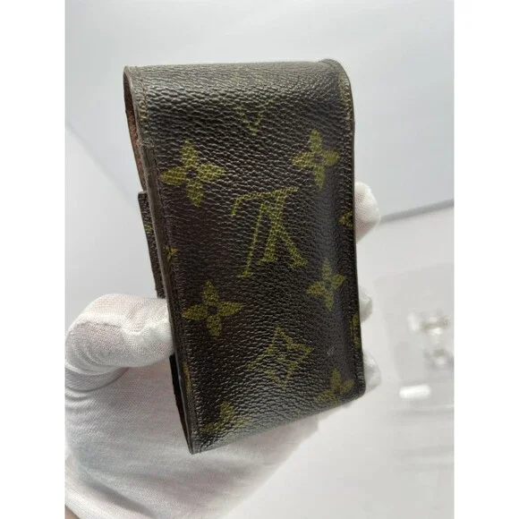 Authentic Louis Vuitton Brown Monogram Cigarette Tobacco Case Versatile case - Picture 6 of 15